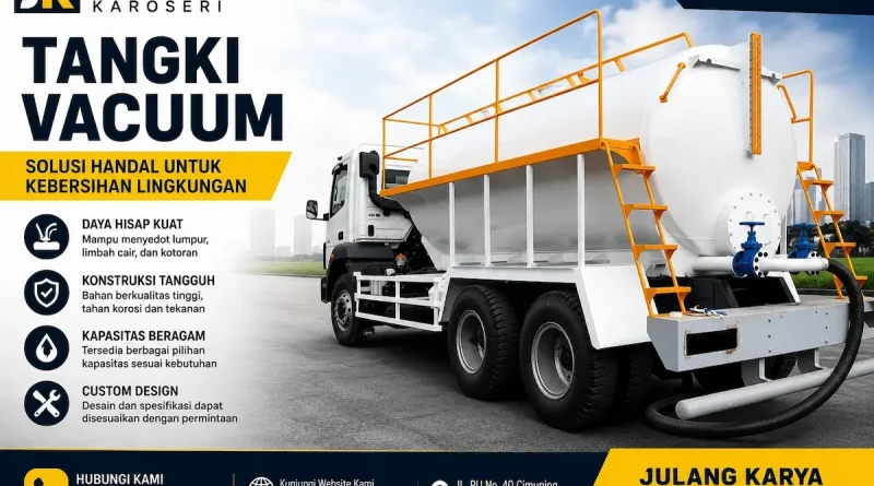 tangki vacuum untuk berbagai keperluan